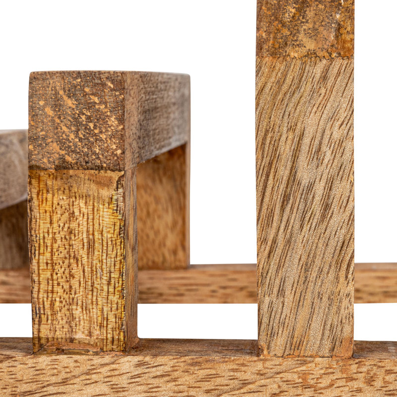 Support à planche à découper en bois de manguier