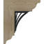 Nevio 4" Triple Brace Ironcrest Bracket-108807053-108807980