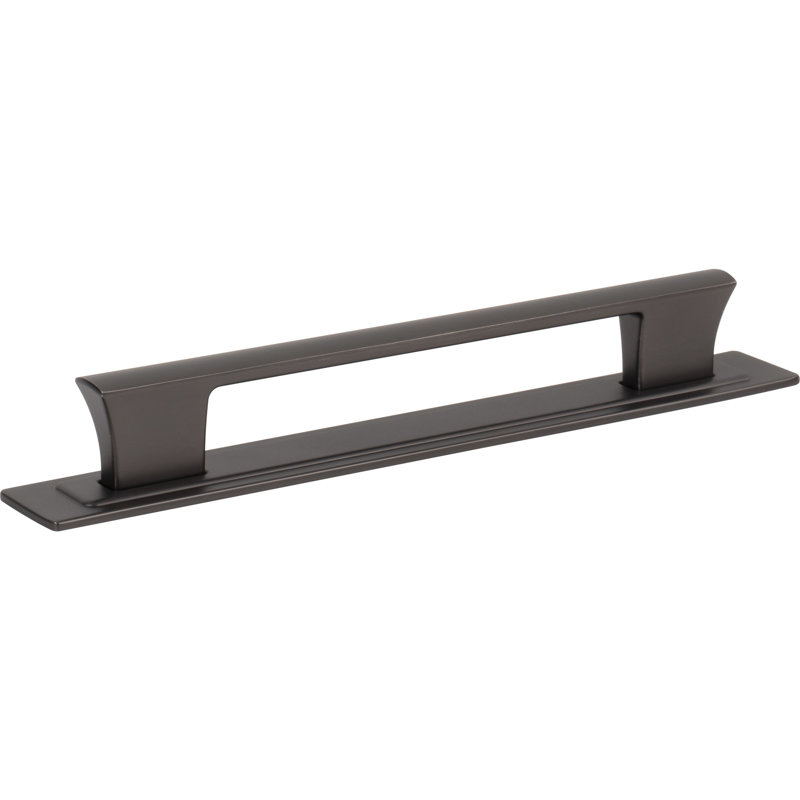 Zander 12" Center To Center Bar Pull, 6 5/16", Slate