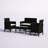 Ayrin 4 - Person Patio Conversation Sets with Cushions