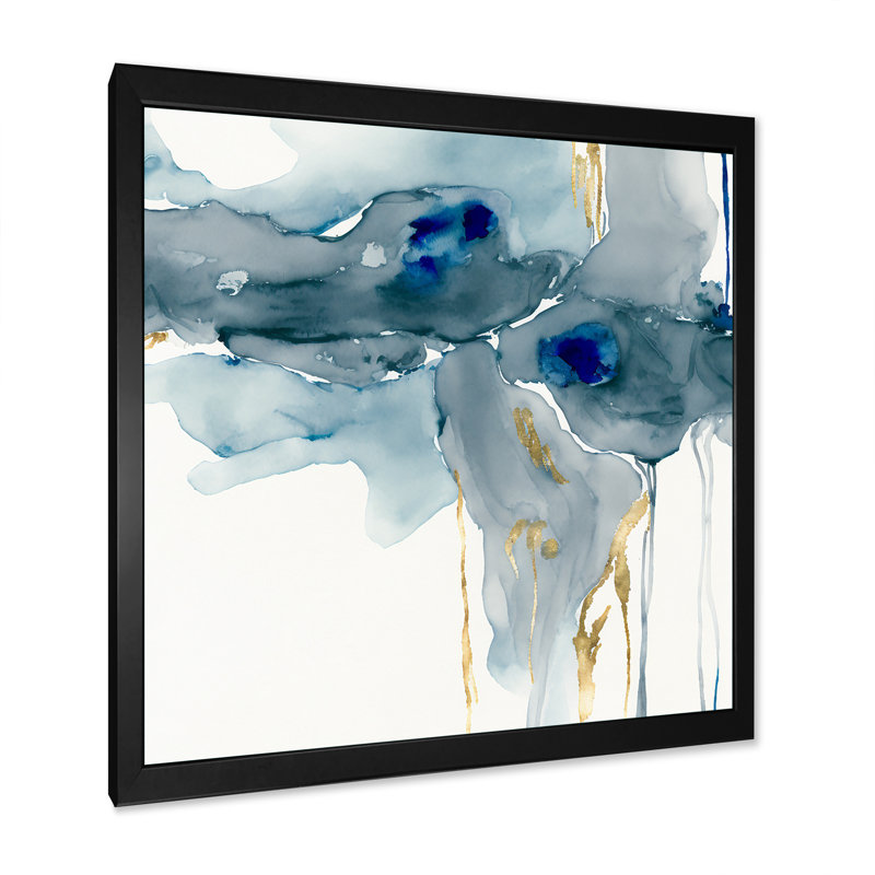 «Sunshine Through The Clouds VII», reproduction sur toile, Impression noire sur toile encadrée, H 16 po x l 16 po x P 1 po