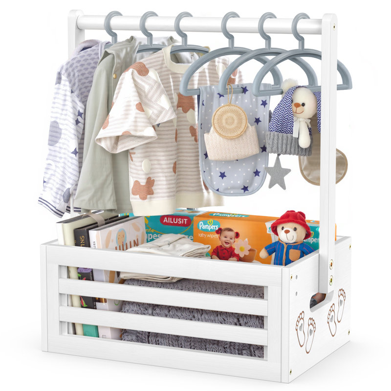 Caisse de douche de bébé, Blanc