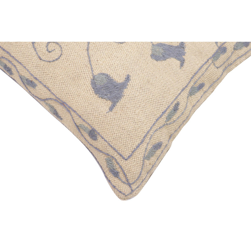 Housse et insert de coussin carré 100% laine
