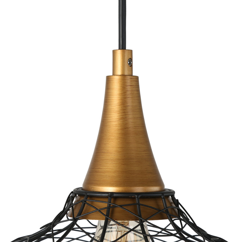 Mini-luminaire suspendu dôme à 1 lumière Abbighail