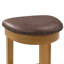 Ensemble de table de bar 4 pièces avec 3 tabourets de bar rembourrés en polyuréthane, table de petit-déjeuner avec 3 tabourets rembourrés, ensemble de table de salle à manger à hauteur de comptoir en bois massif pour le salon, la salle à manger. Naturel-62917607