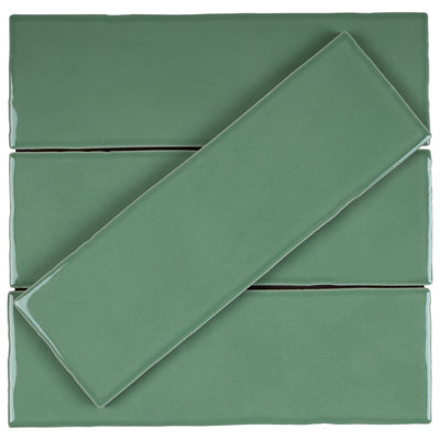 Borgo Subway 2.6 in. x 7.9 in. Polished Porcelain  Floor and Wall Tile