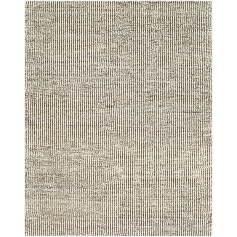 Westbrook Handmade Wool Striped Area Rug, Rectangle 6' x 9'