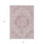Tapis intérieur lavable à motif floral rose 8 pi x 10 pi