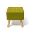 Germain Square Solid Colour Footstool Ottoman-40240736