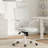 Ergonomic Office Chair, Home Office Desk Chair With Headrest, High Back Computer Chair With Armrests And Adjustable Lumbar Support For Home Office Study Room, White