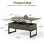 Table basse Susie 4-en-1 avec rangement, table basse multi-fonctions pour le salon-402029431