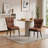 18.9'' H Faux Leather Upholstered Metal Side Chair-1332401709