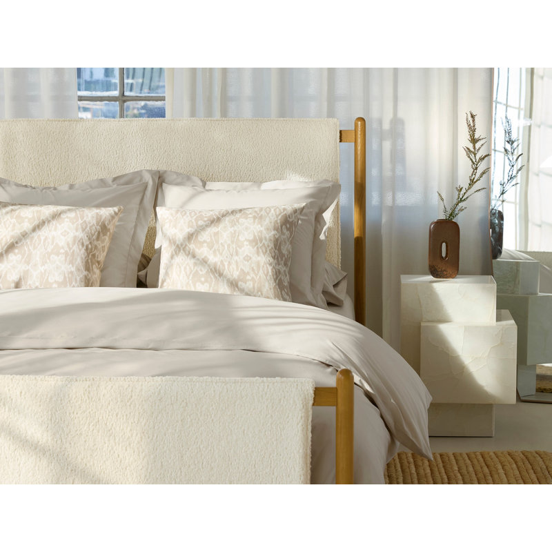 Housse de couette raffinée en percale biologique, Housse de couette pour lit simple, Pierre