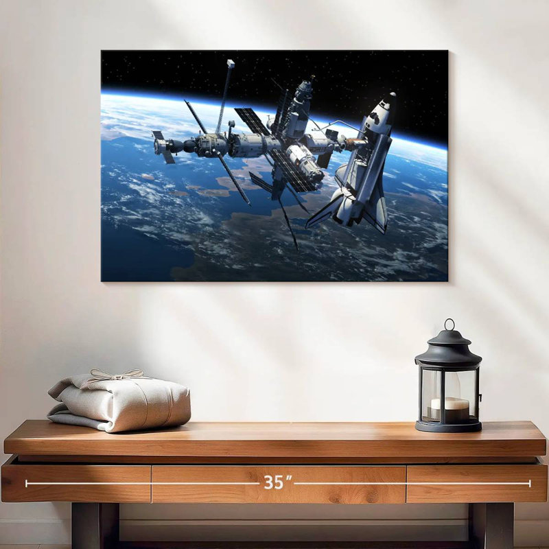 Oberle Space Station, 16" H x 24" W