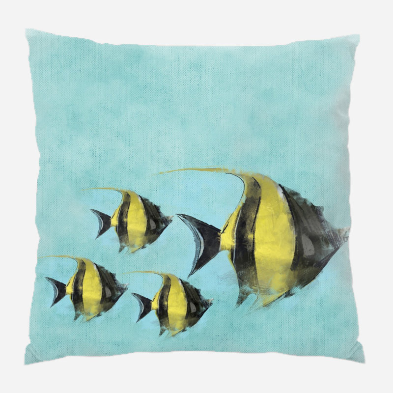 Coussin Fisherman, Microsuède, Intérieur