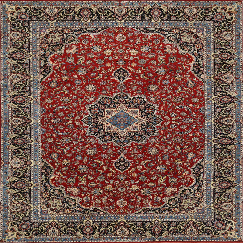 Hawwa Oriental Indoor Rug, Square 7'