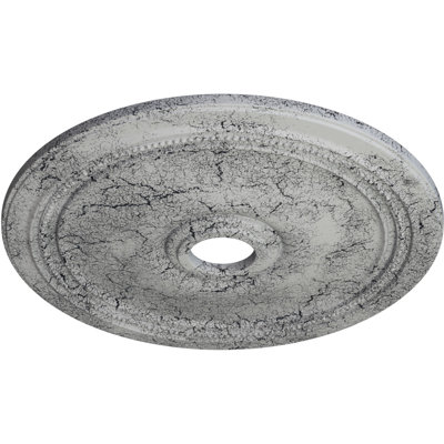24 po de diamètre extérieur x 3 5/8 po de profondeur x 1 1/4 po de médaillon de plafond Diane (convient aux auvents jusqu'à 6 1/4 po)