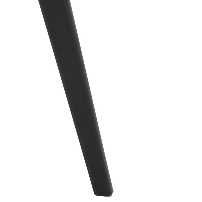 Chaise en plastique moulé Brin, Noir