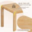 Ensemble de table de salle à manger extensible avec 4 chaises rembourrées et un banc-1664380111-1664380112