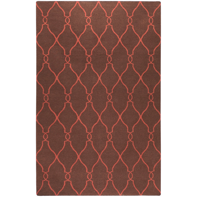 Larksville Wool Geometric Indoor Rug, Rectangle 2' x 3'
