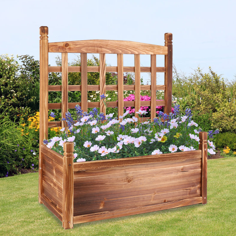 Jardinière surélevée avec treillis Alitta