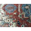 Hand-Knotted High-Quality Rust and Blue Area Rug