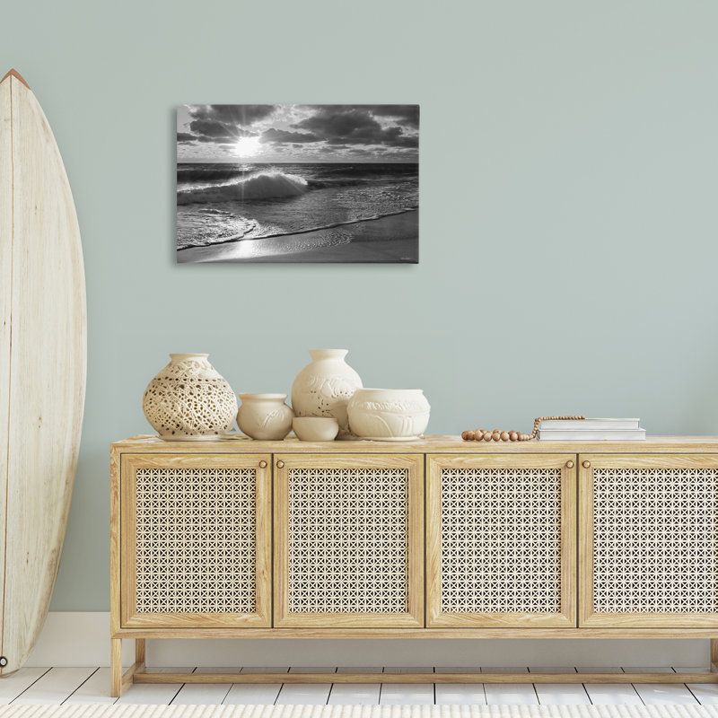 «Sunset Crashing Wave» par Lori Deiter, H 20 po x l 30 po