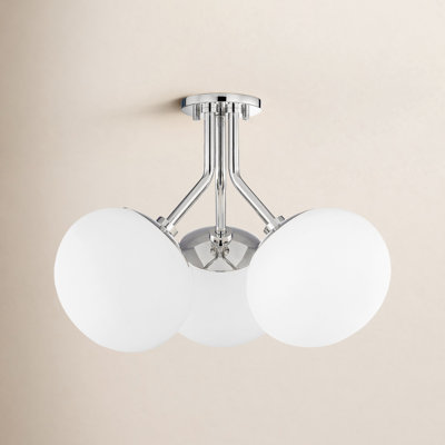 Alex Glass Semi Flush Mount