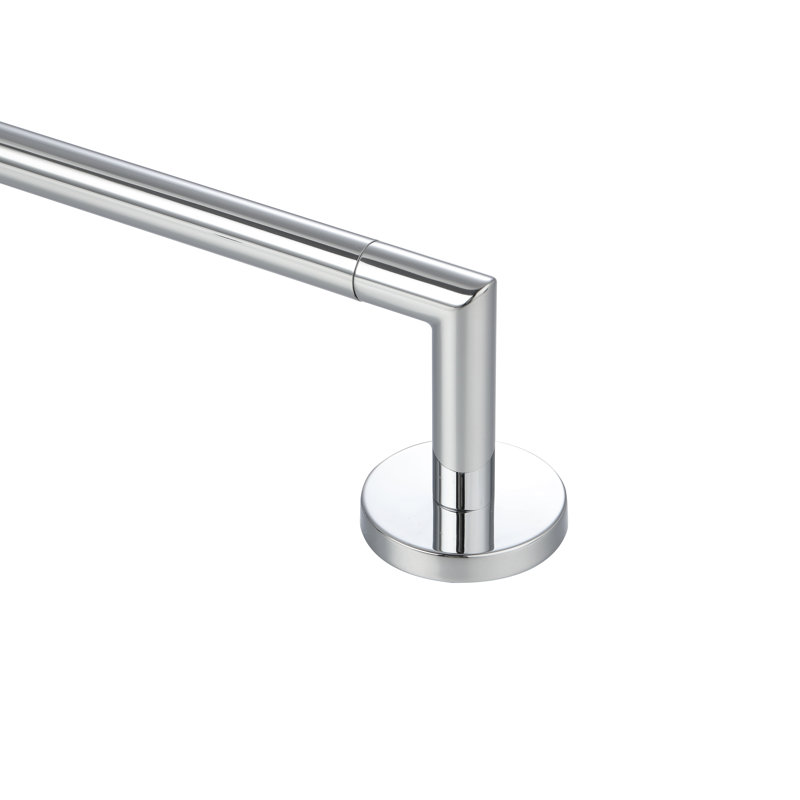 Arcadia - Porte-serviettes simple, Chrome poli, H 2,87 po x l 11,02 po x P 2,87 po