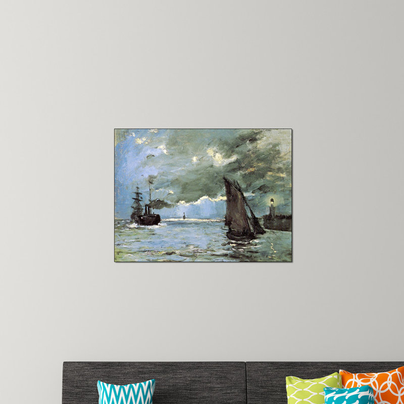 Claude Monet - Wrapped Canvas Painting, 60cm H x 80cm W x 1.8cm D