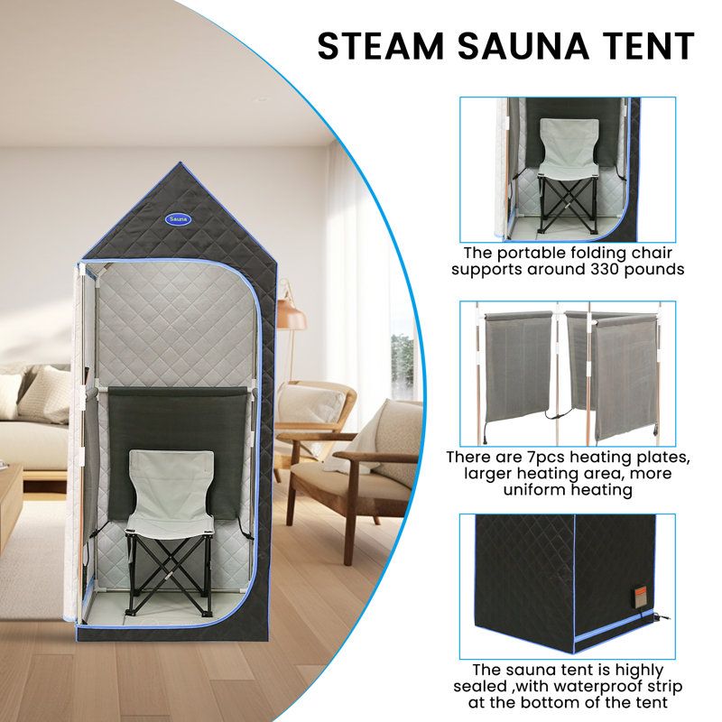 Healthomse 1 - Person FAR Infrared Sauna with Remote Control