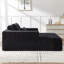Canapé en éponge avec repose-pieds amovible Corduroy-1490766606