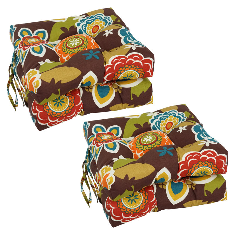 Coussin de chaise Adirondack d'intérieur / d'extérieur, Chocolat Annie
