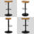 Persaeus Adjustable Height Counter Stool with Metal Frame-471044996