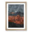 Moon over the Red Mountains in Italy - Picture Frame Painting Print-56738106-56738107