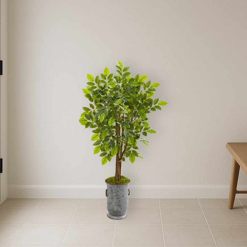 River Birch Artificial Tree in Decorative Planter