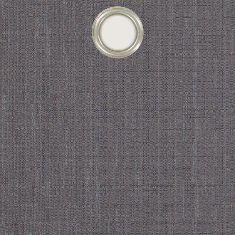 Ivory Blackout Polyester Grommet Window Curtain Panel, 42 x 84