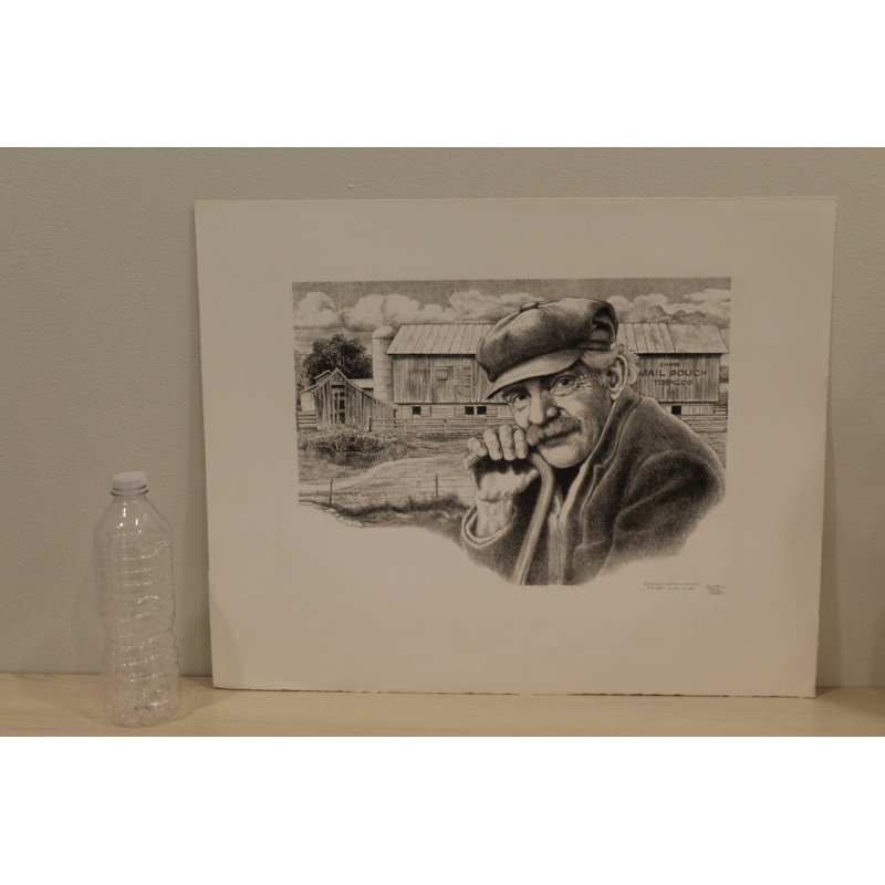 «Grow Old Old With Me The Best is pourtant to Come» par Emanuel Schary 14 x 10