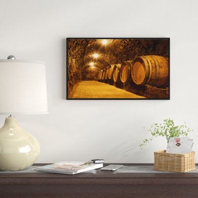 " Oak Barrels In The Tunnel "