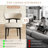 Solid Wood Dining Chairs with Backrest, Upholstered Side Chair With Padded Seat And Back, No Assembly Required (Set of 6)-48606748-44246122