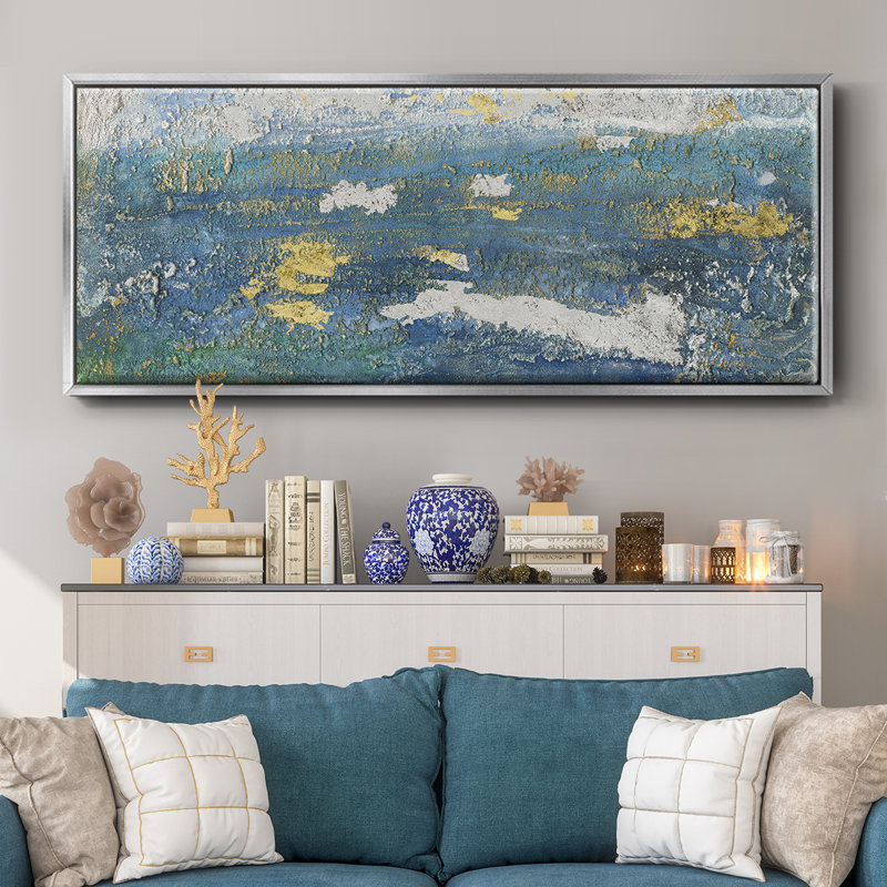Sparkling Sea II- Framed Canvas