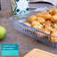Argon Tableware - Optical Square Glass Oven Dish with Lid - 24cm x 21cm