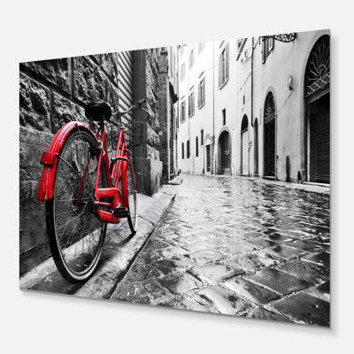 " Retro Vintage Red Bike "