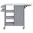Foldable Outdoor Kitchen Island Patio Kitchen Island Outdoor Kitchen Cart Portable Prep Station With Lockable Wheels, Storage Cabinet And Towel Rack For Patio And Outdoor-125246276