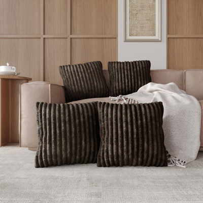 Laconia 18" X 18" Square Velvet Throw Pillow Covers