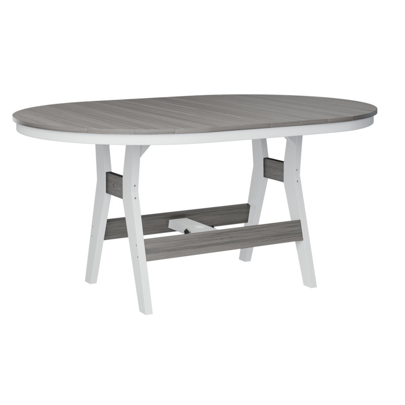 Table de salle à manger Bulger, Bois flottant gris, H 30,37 po x l 64 po x P 44 po