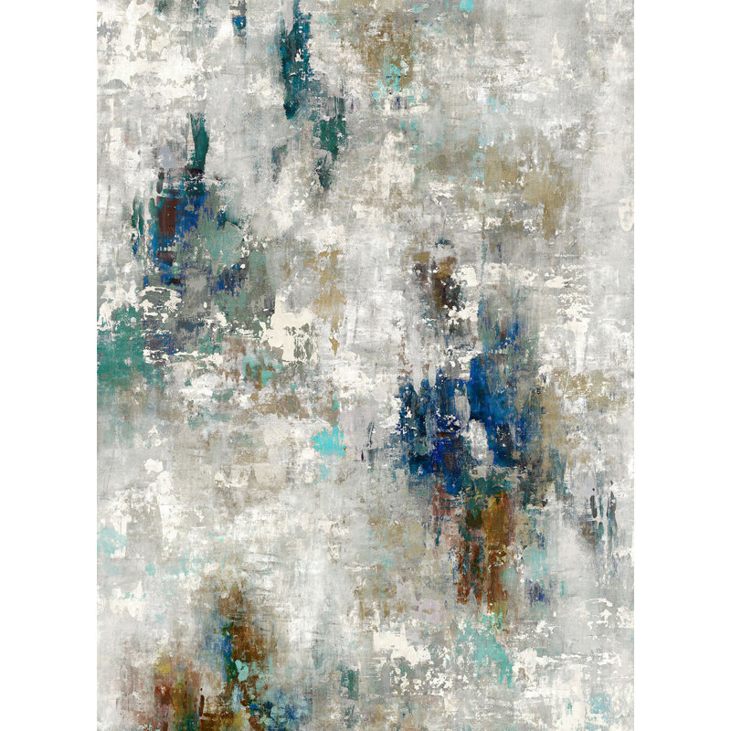 Tracing Illusion Painting by Emma Brooks, 16" H x 12" W x 1.5" D, Knife Gel