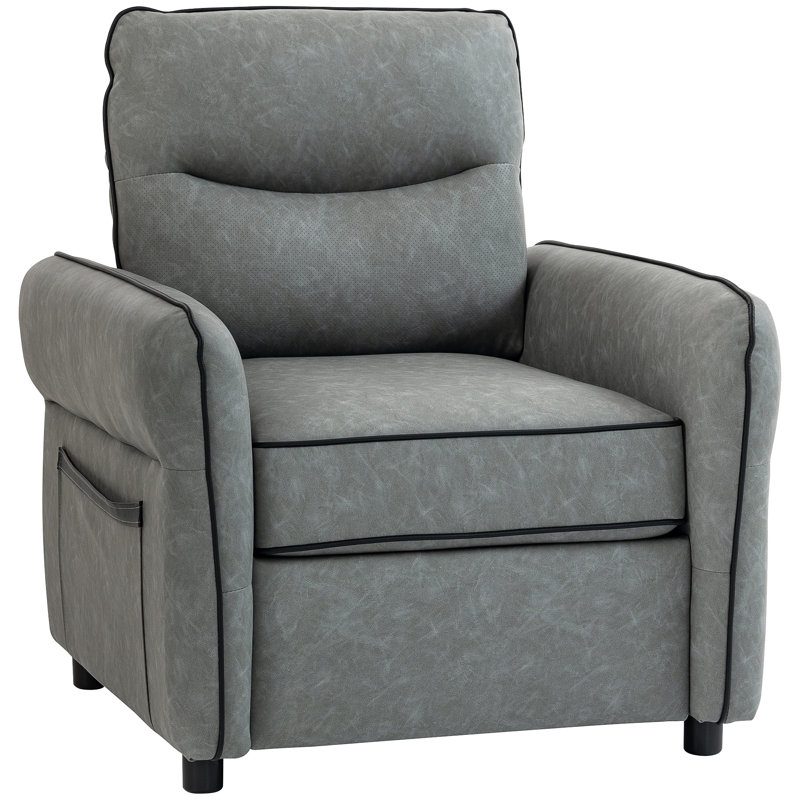 Faux Leather Armchair
