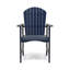 Ensemble de 2 chaises de salle à manger d'extérieur résistantes aux intempéries en bois Adirondack-533102009