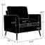 Canapé rembourré en cuir TS Cat Paw 2PC, luxe rétro nordique pour salon et chambre à coucher